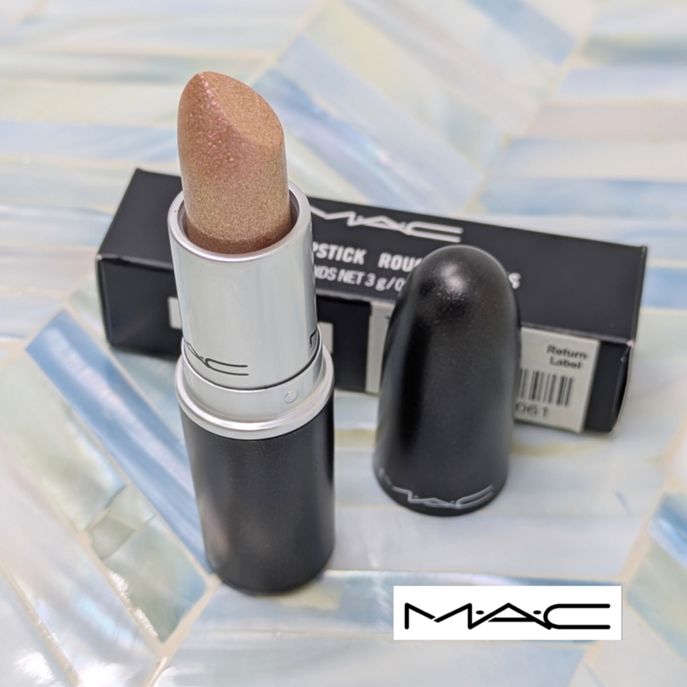 NEW! Limited Edition MAC Dazzle Lipstick Smash Hit -Sheer Gold Discontinued RARE - Picture 8 of 10